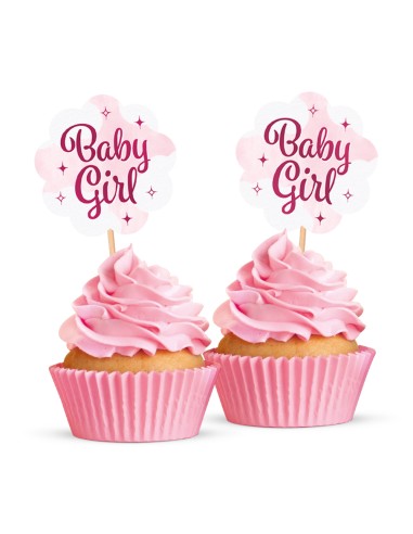 Cupcake Toppers Baby Girl -12st-