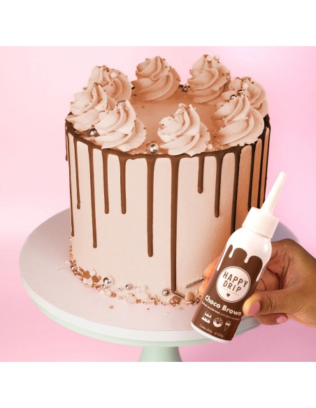 Happy Sprinkles Chocolade Drip Choco Brown -130gr-