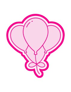 3D Uitsteker op Maat: Ballonnen met Stempel