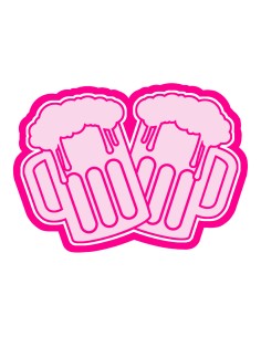 3D Uitsteker op Maat: Carnaval Bierpullen met Stempel