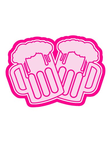 3D Uitsteker op Maat: Carnaval Bierpullen met Stempel