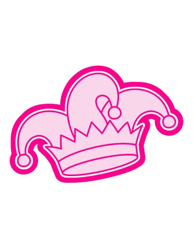 3D Uitsteker op Maat: Carnaval Narrenmuts met Stempel