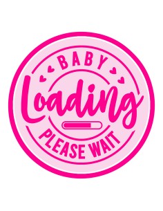 3D Uitsteker op Maat: Baby Loading 1 met Stempel