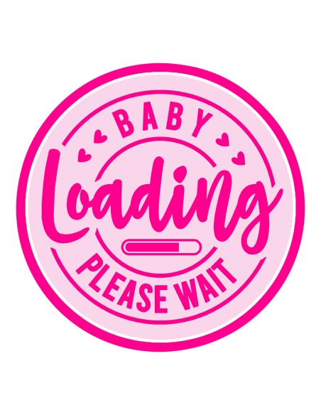 3D Uitsteker op Maat: Baby Loading 1 met Stempel