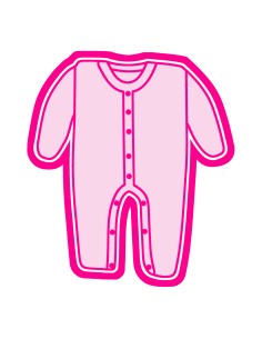 3D Uitsteker op Maat: Baby Romper Lang met Stempel