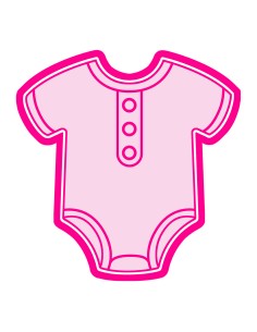 3D Uitsteker op Maat: Baby Romper Kort met Stempel