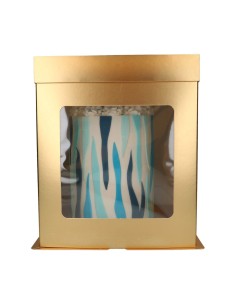 FunCakes Hoge Taartdoos Goud 21x21x23cm -1st-