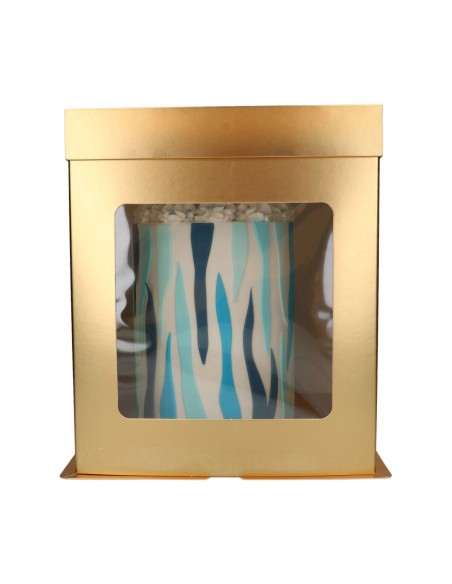 FunCakes Hoge Taartdoos Goud 21x21x23cm -1st-