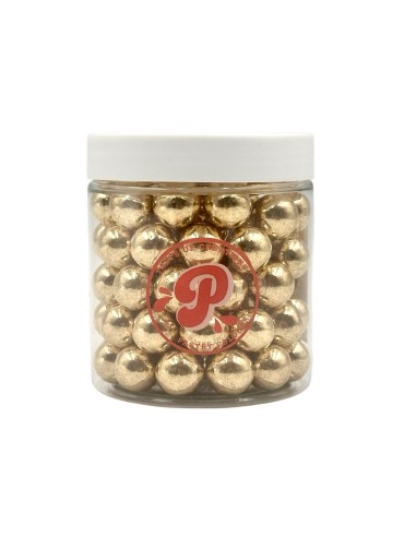 Pastry Colours Suikerparels Goud 14mm -150gr-