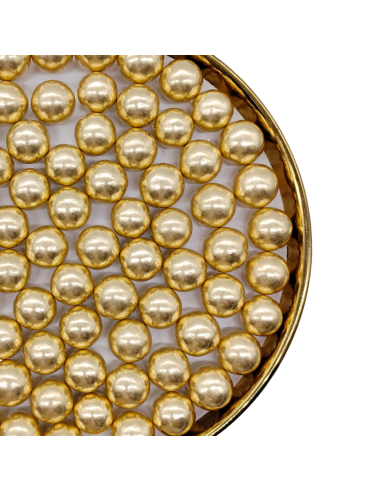 Pastry Colours Suikerparels Goud 14mm -150gr-