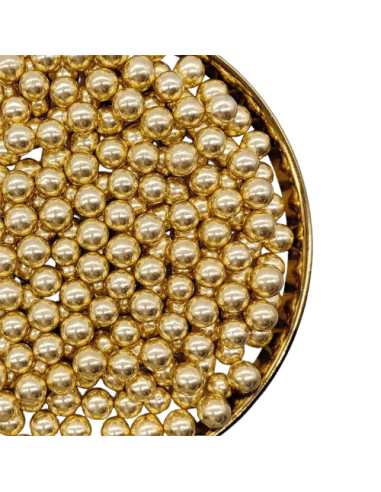Pastry Colours Suikerparels Goud 10mm -150gr-