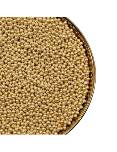 Pastry Colours Suikerparels Goud 4mm -65gr-