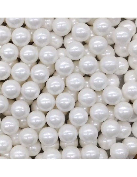 Pastry Colours Suikerparels Parelmoer Wit 10mm -150gr-