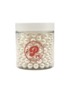 Pastry Colours Suikerparels Parelmoer Wit 10mm -150gr- 2