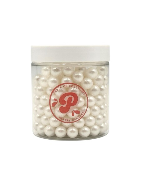 Pastry Colours Suikerparels Parelmoer Wit 10mm -150gr-