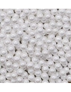 Pastry Colours Suikerparels Parelmoer Wit 7mm -65gr-