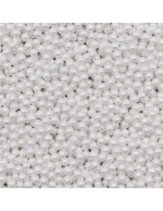 Pastry Colours Suikerparels Parelmoer Wit 4mm -65gr-