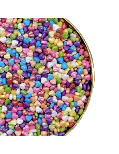 Pastry Colours 3D Sprinkles Hart Assorti -65gr-