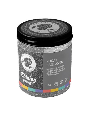 PastryColours Eetbare Glanspoeder Zilver -10gr-