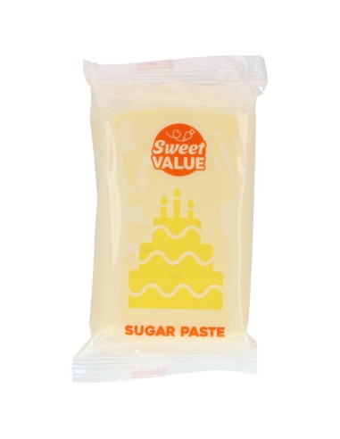 Sweet Value Rolfondant Geel -200gr-