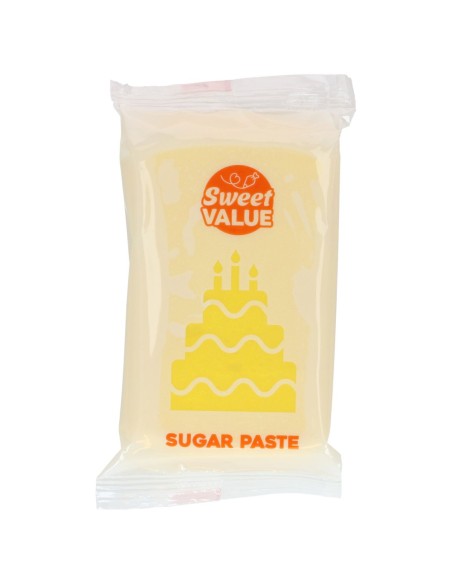 Sweet Value Rolfondant Geel -200gr-