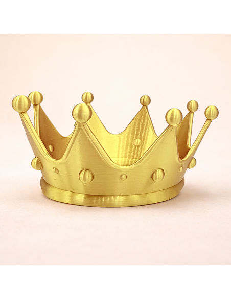 3D Taarttopper op Maat: Kroon Klein Set - Kleur naar Keuze