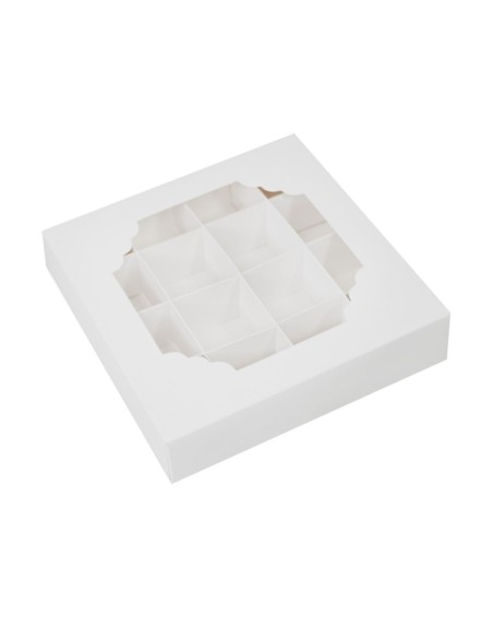 Simply Making Treat Box met Vakken 15x15x3,5cm -100st-