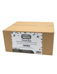 Simply Making Treat Box met Vakken 15x15x3,5cm -100st- 2
