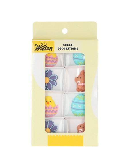 Wilton Suikerdecoratie Paassfeer -8st-