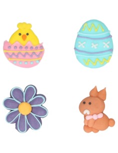 Wilton Suikerdecoratie Paassfeer -8st- 2