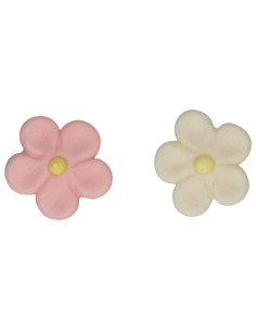 FunCakes Fondant Decoraties Madeliefjes Wit/Roze -12st- 2