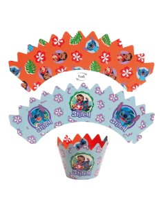 Dekora Cupcake Wraps en Toppers Lilo & Stitch -12st-