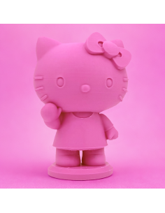 3D Taarttopper op Maat: Hello Kitty - Kleur naar Keuze