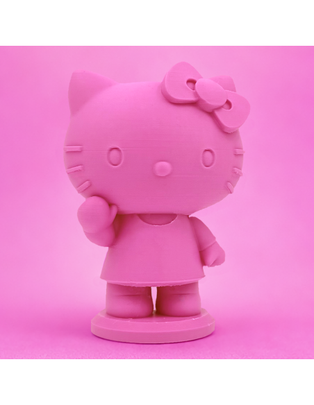 3D Taarttopper op Maat: Hello Kitty - Kleur naar Keuze