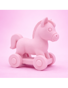 3D Taarttopper op Maat: Hobbelpaard - Kleur naar Keuze