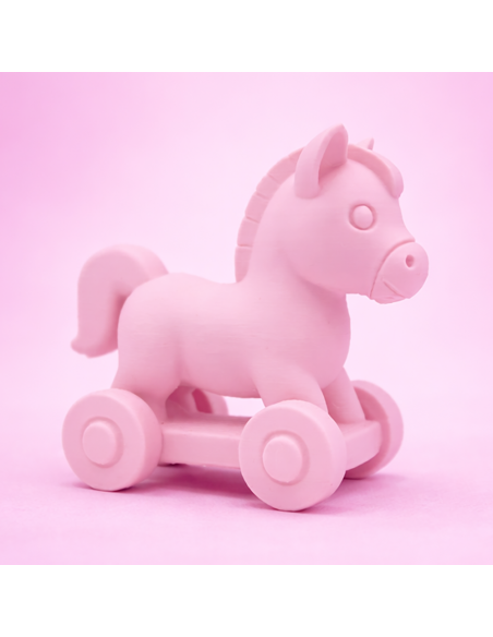 3D Taarttopper op Maat: Hobbelpaard - Kleur naar Keuze