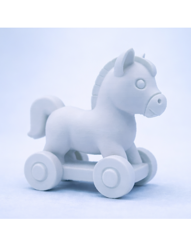 3D Taarttopper op Maat: Hobbelpaard - Kleur naar Keuze