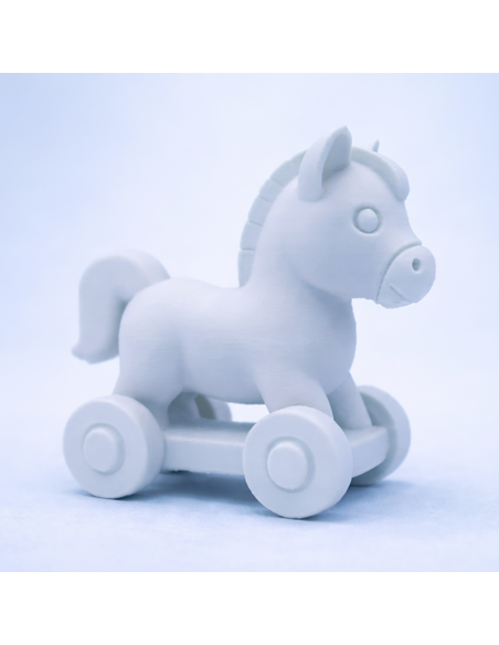 3D Taarttopper op Maat: Hobbelpaard - Kleur naar Keuze