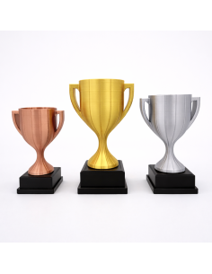 3D Taarttopper op Maat: Troffee - Kleur naar Keuze