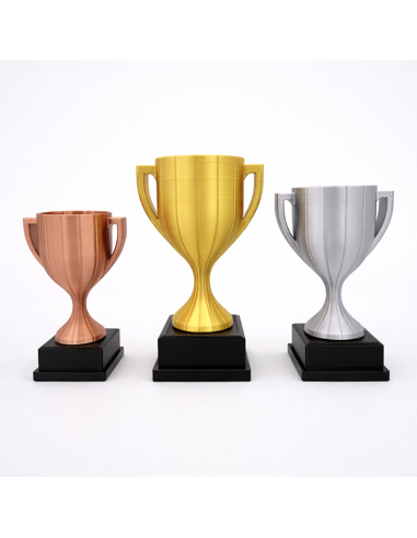 3D Taarttopper op Maat: Troffee - Kleur naar Keuze