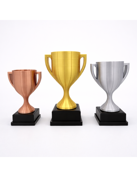 3D Taarttopper op Maat: Troffee - Kleur naar Keuze