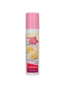 FunCakes Eetbare Velvet Spray Roomwit -100ml-