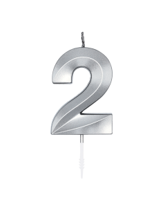 Glamour Kaars Nummer 2 - Zilver