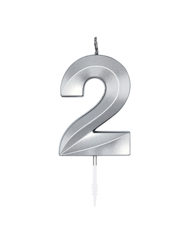 Glamour Kaars Nummer 2 - Zilver