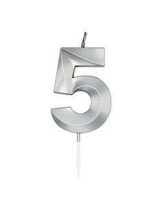 Glamour Kaars Zilver - Nummer 5