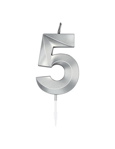 Glamour Kaars Zilver - Nummer 5