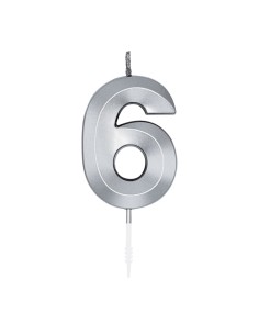 Glamour Kaars Zilver - Nummer 6