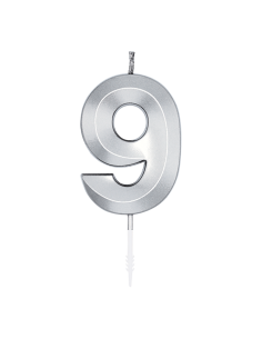 Glamour Kaars Nummer 9 - Zilver