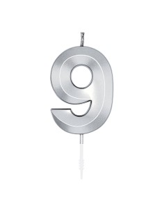 Glamour Kaars Zilver - Nummer 9