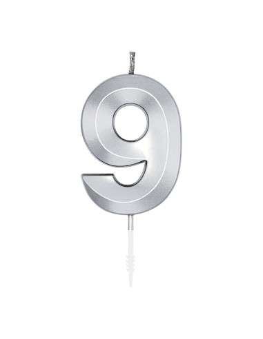 Glamour Kaars Zilver - Nummer 9